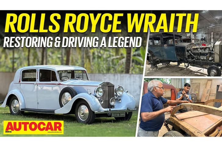 Driving a vintage, 1939 Rolls-Royce Wraith video